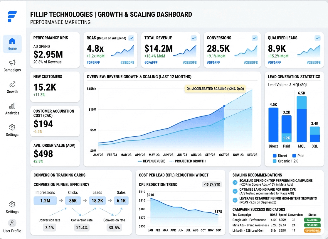 YouTube campaign scaling